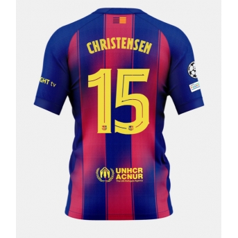 Billige Fotballdrakt Barcelona Andreas Christensen #15 Replika Hjemmedrakt 2025-26 Kortermet